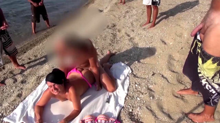 Секс на публике, пляж в Турции